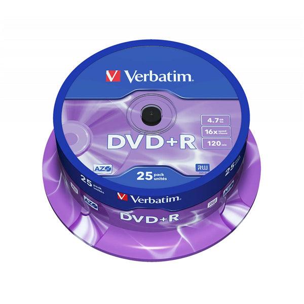 DVD+R AZO 16x 4.7GB 25 Stück Spindel Matt Silber - handy.ch