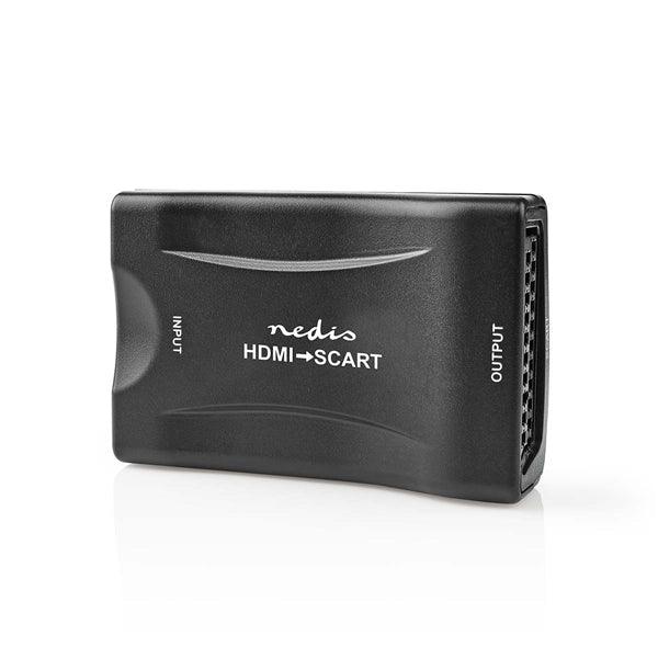 HDMI Converter | HDMI Eingang | SCART Buchse | 1-Weg | 1080p | 1.2 Gbps | ABS | Schwarz - handy.ch
