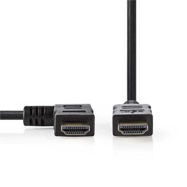 High Speed HDMI Kabel mit Ethernet HDMI Anschluss - HDMI Anschluss links abgewinkelt 10.0 m Schwarz - handy.ch