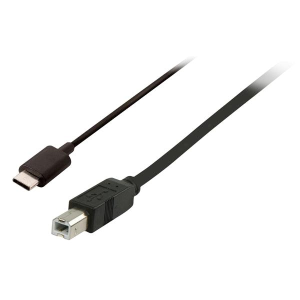 USB 2.0 Kabel USB-C male - USB-B Male 3 m Schwarz - handy.ch