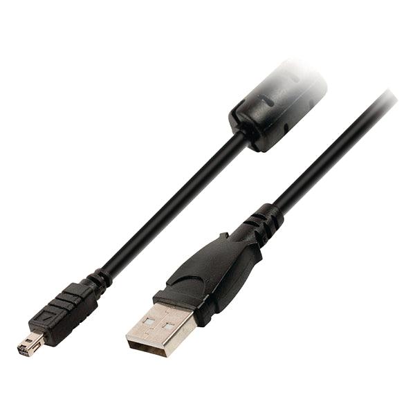 USB 2.0 Kabel USB A male - Minolta 8-pol male 2.00 m Schwarz - handy.ch