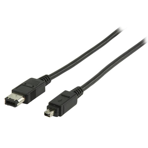 FireWire 400-Kabel FireWire 4-pol male - FireWire 6-pol male 2.00 m Schwarz - handy.ch