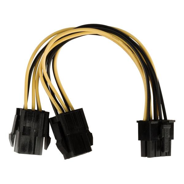 Interne Stromkabel EPS 8-pol male - 2x PCI Express Kupplung 0.15 m - handy.ch