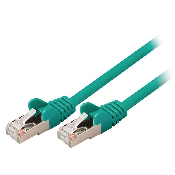 CAT5e SF/UTP-Netzwerkkabel RJ45 (8P8C) male - RJ45 (8P8C) male 10.0 m Grün - handy.ch