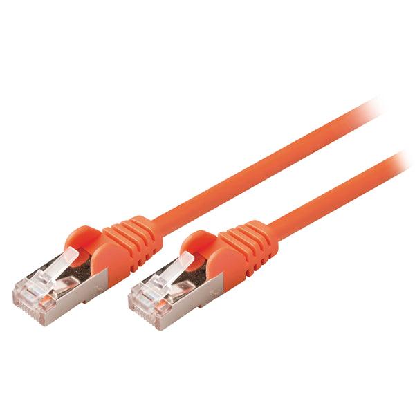 CAT5e SF/UTP-Netzwerkkabel RJ45 (8P8C) male - RJ45 (8P8C) male 10.0 m Orange - handy.ch