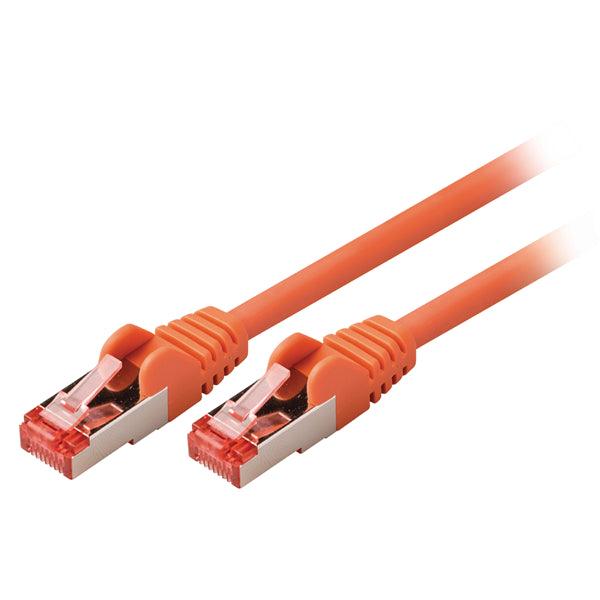 CAT6 S/FTP-Netzwerkkabel RJ45 (8P8C) male - RJ45 (8P8C) male 10.0 m Orange - handy.ch