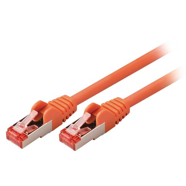 CAT6 S/FTP-Netzwerkkabel RJ45 (8P8C) male - RJ45 (8P8C) male 20.0 m Orange - handy.ch