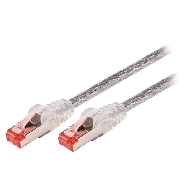 CAT6 S/FTP-Netzwerkkabel RJ45 (8P8C) male - RJ45 (8P8C) male 15.0 m Transparent - handy.ch