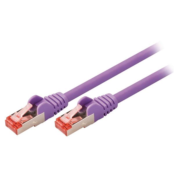 CAT6 S/FTP-Netzwerkkabel RJ45 (8P8C) male - RJ45 (8P8C) male 20.0 m Lila - handy.ch
