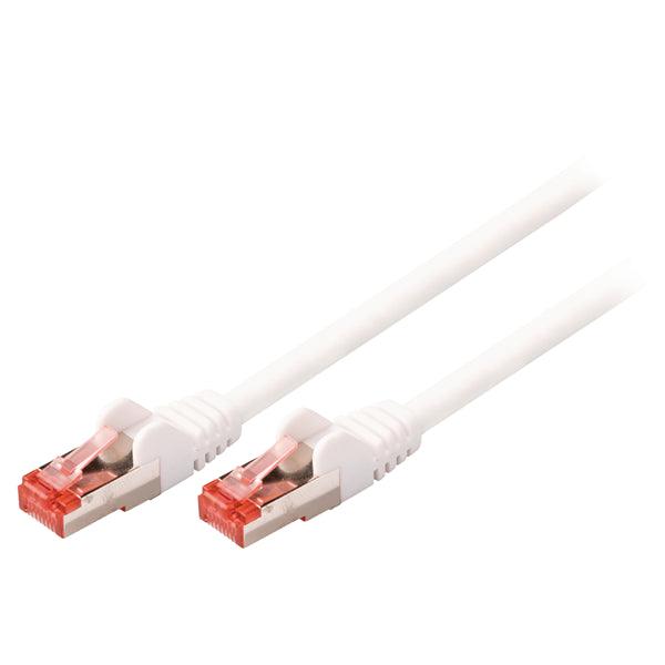CAT6 S/FTP-Netzwerkkabel RJ45 (8P8C) male - RJ45 (8P8C) male 30.0 m Weiss - handy.ch