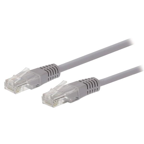 CAT5e UTP-Netzwerkkabel RJ45 (8P8C) male - RJ45 (8P8C) male 10.0 m Grau - handy.ch