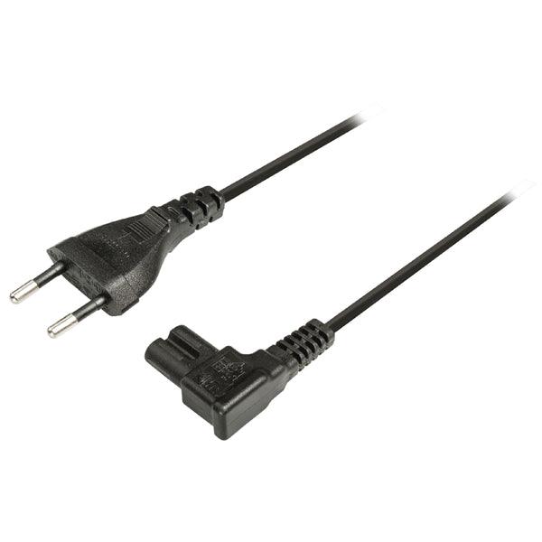 Stromkabel Euro male - IEC-320-C7 3.00 m Schwarz - handy.ch