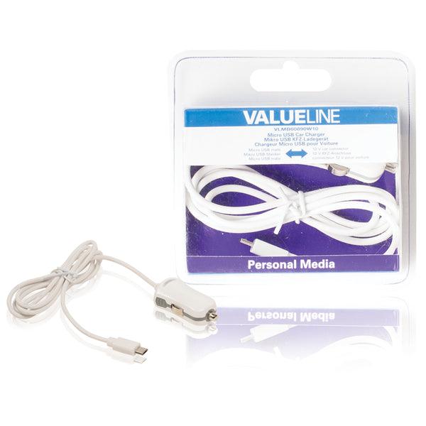 Auto-Ladegerät 1-Ausgang 2.1 A Micro USB Weiss - handy.ch