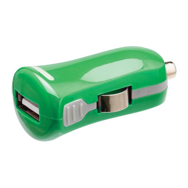 Auto-Ladegerät 1-Ausgang 2.1 A USB Grün - handy.ch