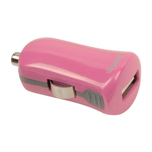 Auto-Ladegerät 1-Ausgang 2.1 A USB Rosa - handy.ch