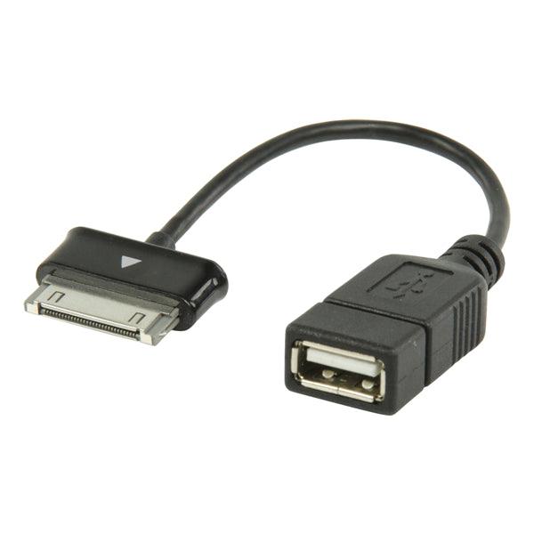 Sync und Ladekabel Samsung 30-pol male - USB A female 0.20 m Schwarz - handy.ch