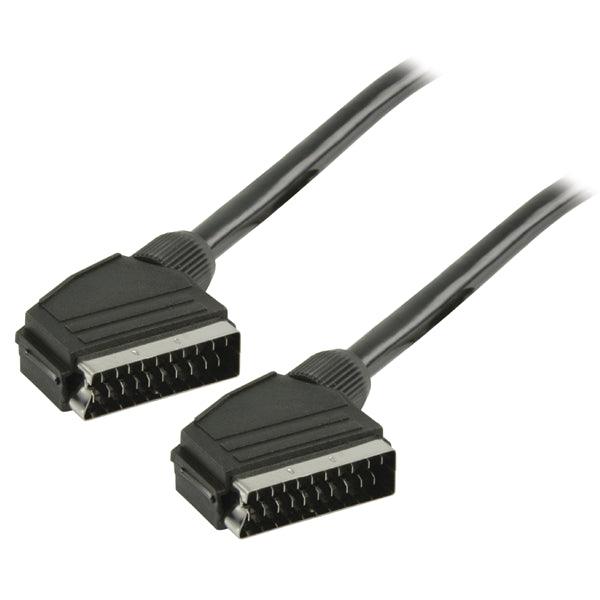 SCART-Kabel Scart-male - Scart-male 5.00 m Schwarz - handy.ch