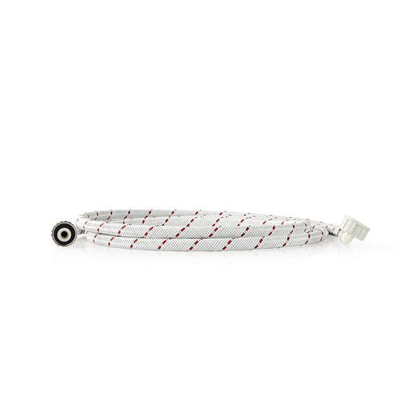 Nylon Zulaufschlauch | 3/4'' | 3/4'' | 10 Bar | 90 °C | 1.50 m | Anwendung: Schüssel / Waschmaschine | Nylon | Red / Weiss - handy.ch