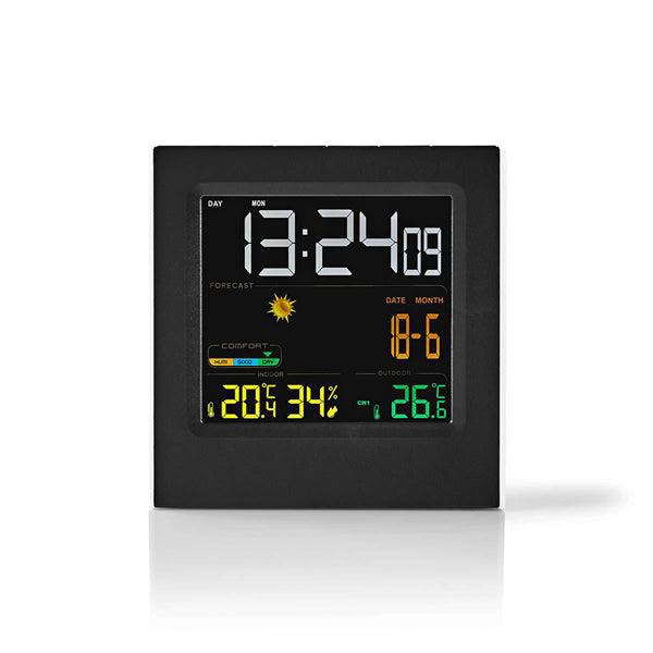 Wetterstation | Innen- und Aussenbereich | Inklusive schnurloser Wettersensor | Wettervorhesage | Zeitdisplay | LED-Anzeige | Weckerfunktion - handy.ch