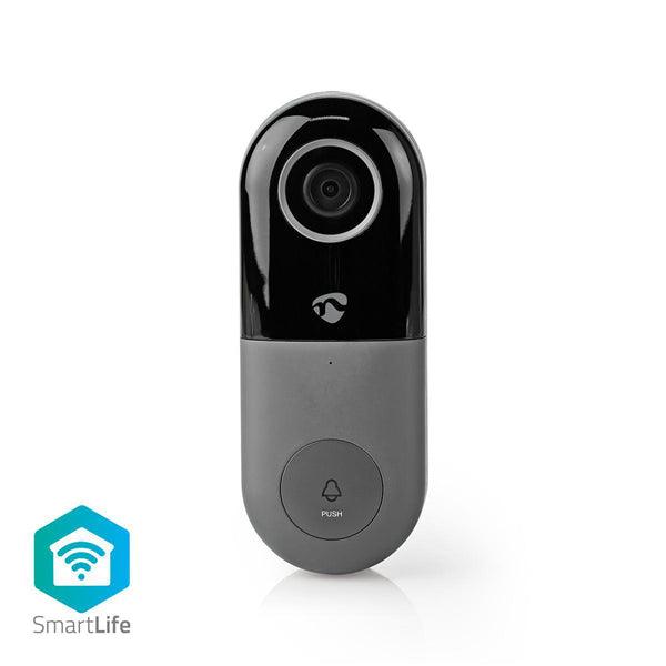 SmartLife Video-Türsprechanlage | Wi-Fi | Trafo | Full HD 1080p | Cloud Storage (optional) / microSD (not enthalten) | IP54 | mit Bewegungssensor | Nachtsicht | Grau / Schwarz - handy.ch