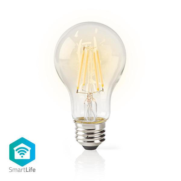 Smartlife LED Filament Lampe | WLAN | E27 | 500 lm | 5 W | Warmweiss | 2700 K | Glas | Android & iOS | Durchmesser: 60 mm | A60 - handy.ch