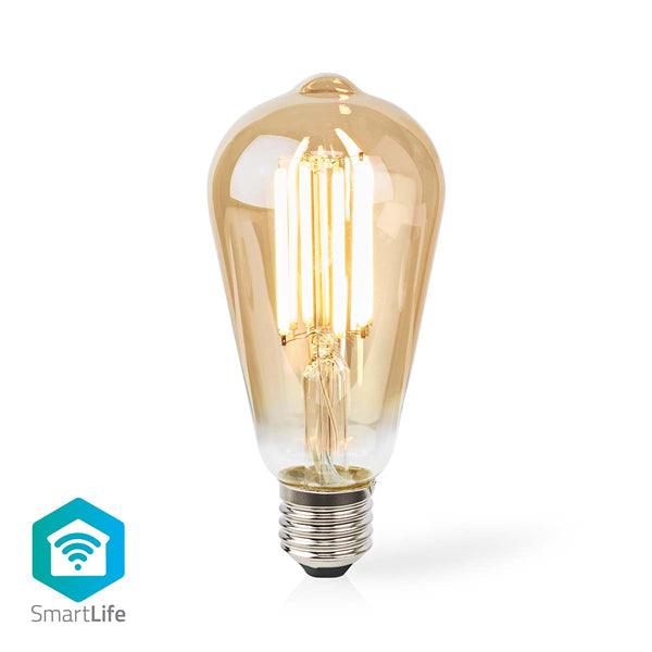 SmartLife LED Filament Lampe | Wi-Fi | E27 | 806 lm | 7 W | Warmweiss | 1800 - 3000 K | Glas | Android / IOS | ST64 | 1 Stück - handy.ch