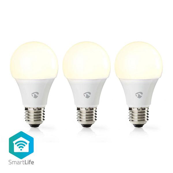 SmartLife-LED-Glühbirne | Wi-Fi | E27 | 800 lm | 9 W | Warmweiss | 2700 K | Android / IOS | A60 | 3 Stück - handy.ch
