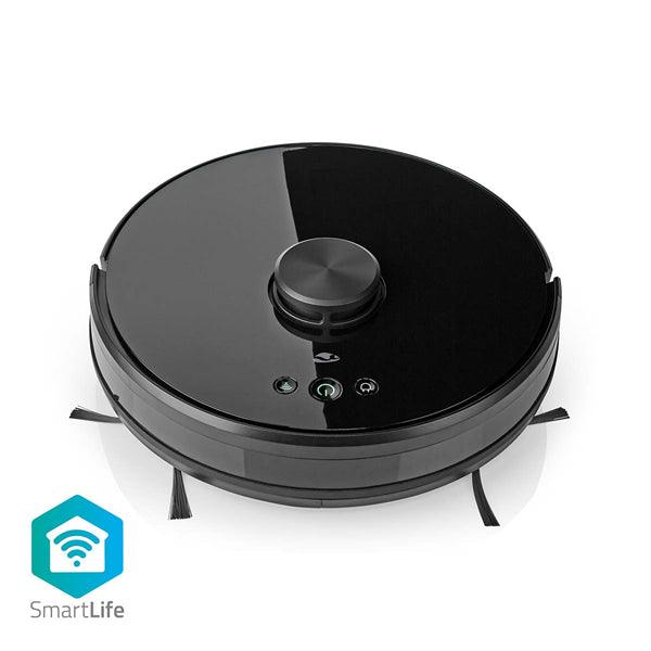 SmartLife Roboter-Staubsauger | Laser-Navigation | Wi-Fi | Kapazität Auffangbehälter: 0.6 l | Automatisches Laden | Maximale Betriebszeit: 120 min | Schwarz | Android / IOS - handy.ch
