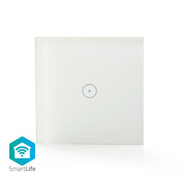 SmartLife Wandschalter | Wi-Fi | Single | Wandhalterung | 1000 W | Android / IOS | Glas | Weiss - handy.ch