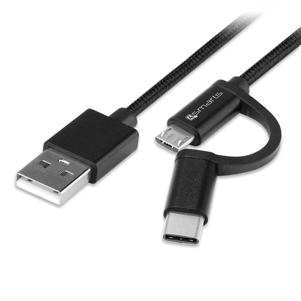 USB-C/microUSB COMBOCord - handy.ch