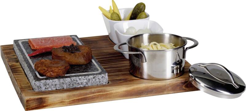 Hot Stone Set 6-teilig Pinie FSC