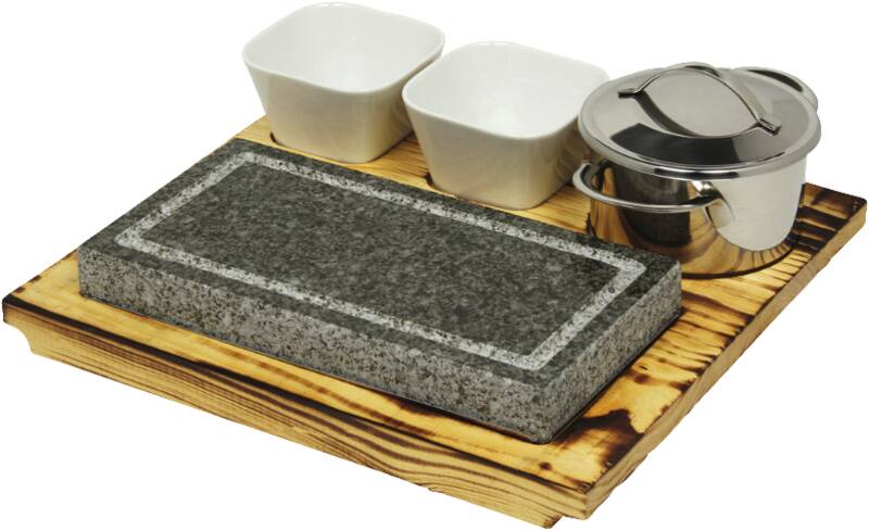 Hot Stone Set 6-teilig Pinie FSC