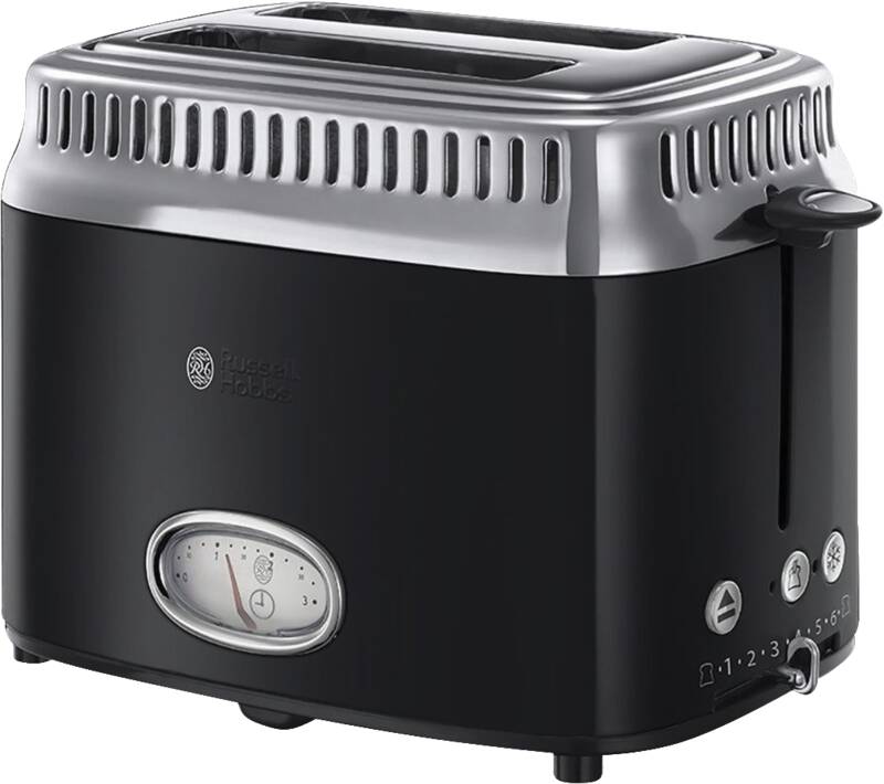 Retro Classic Noir Kompakt-Toaster