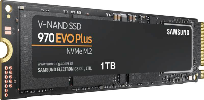 SSD 970 EVO Plus 1TB PCIe Gen3x4 M2.2280 NVMe 1.3 V-NAND