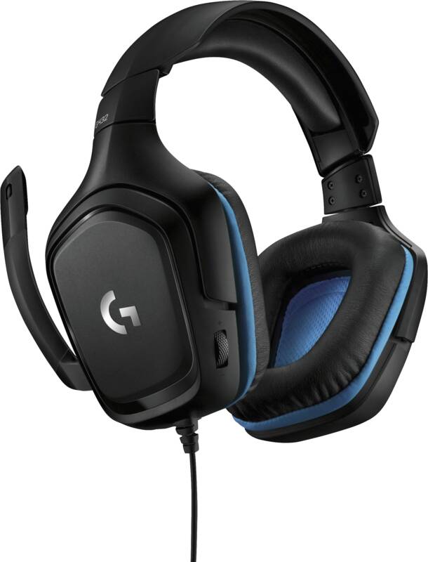 G432 Wired 7.1 Surround Gaming Headset Schwarz