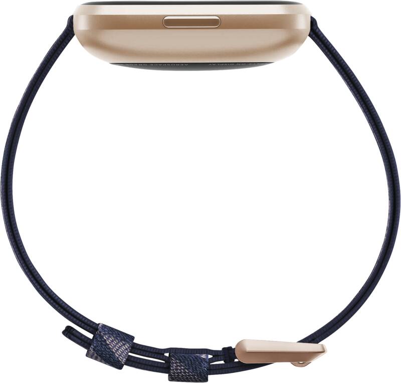 Versa 2 SE (NFC), Alu, marineblau-rosafarbenes Armband