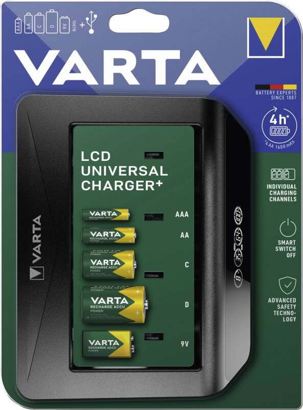 LCD Universal Charger+
