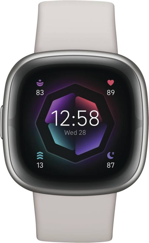 Sense 2, Aluminium, mondweißes Armband