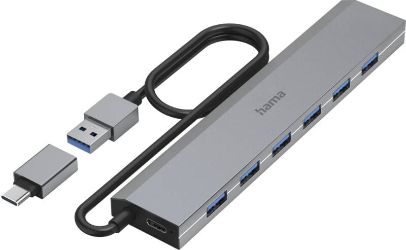 200137 USB-Hub, 7 Ports, 5 Gbit/s, + Power