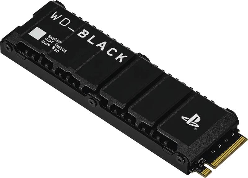 WD BLACK SN850P 2TB NVMe Gen4 x4 SSD für PS5 Heatsink