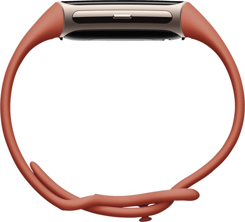 Charge 6, coralfarbenes Armband