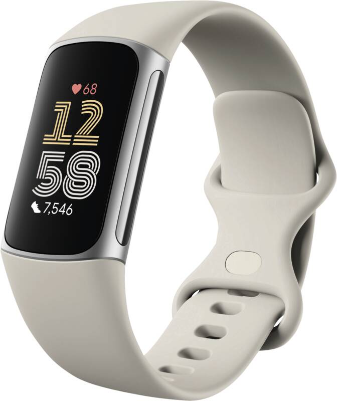 Charge 6, porzellanfarbenes Armband