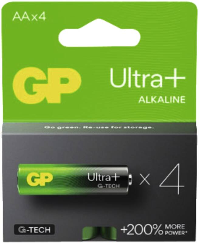 Ultra+ Alkaline AA 4x