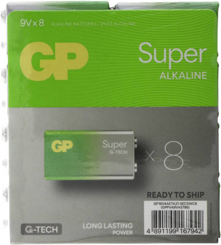 Super Alkaline LR221 1x 9V,  E-Block