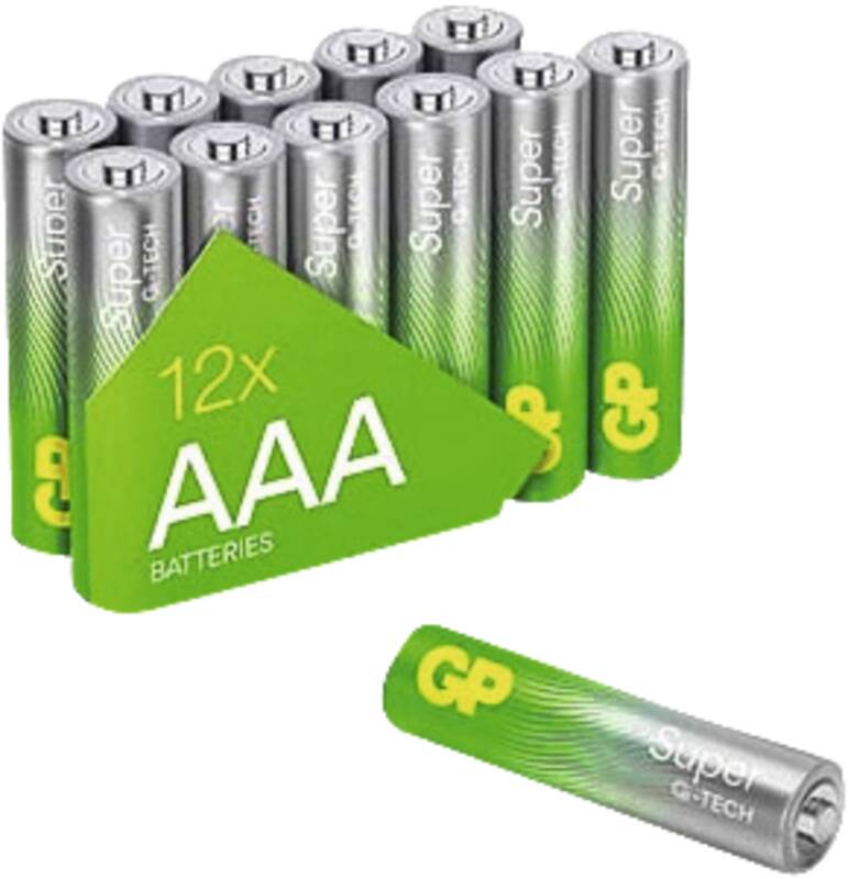 Super Alkaline AAA 12x