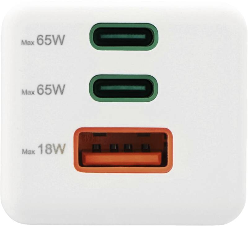 201996 Mini-Lader, GaN, 2 USB-C+1 A, 65W