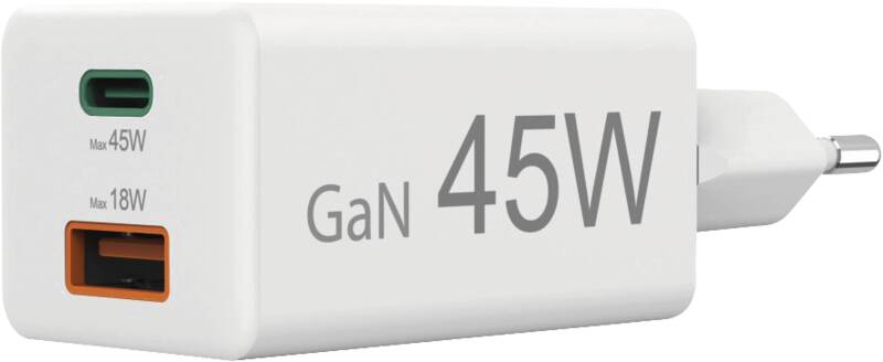 201993 Mini-Lader, GaN, 1 USB-C+A, 45W