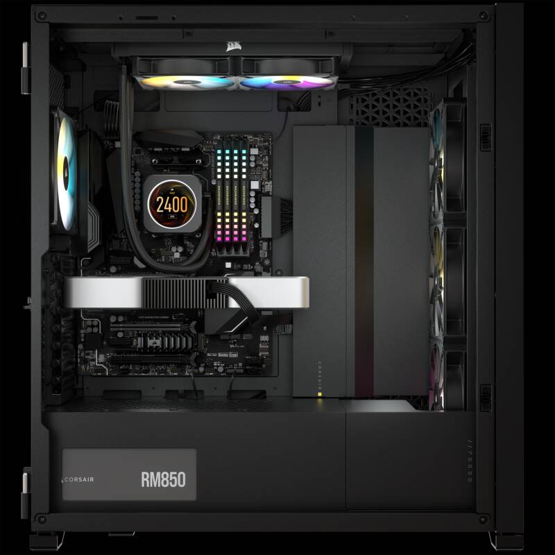 iCUE H100i Elite CPU Flüssigkeitskühler mit LCD-Display