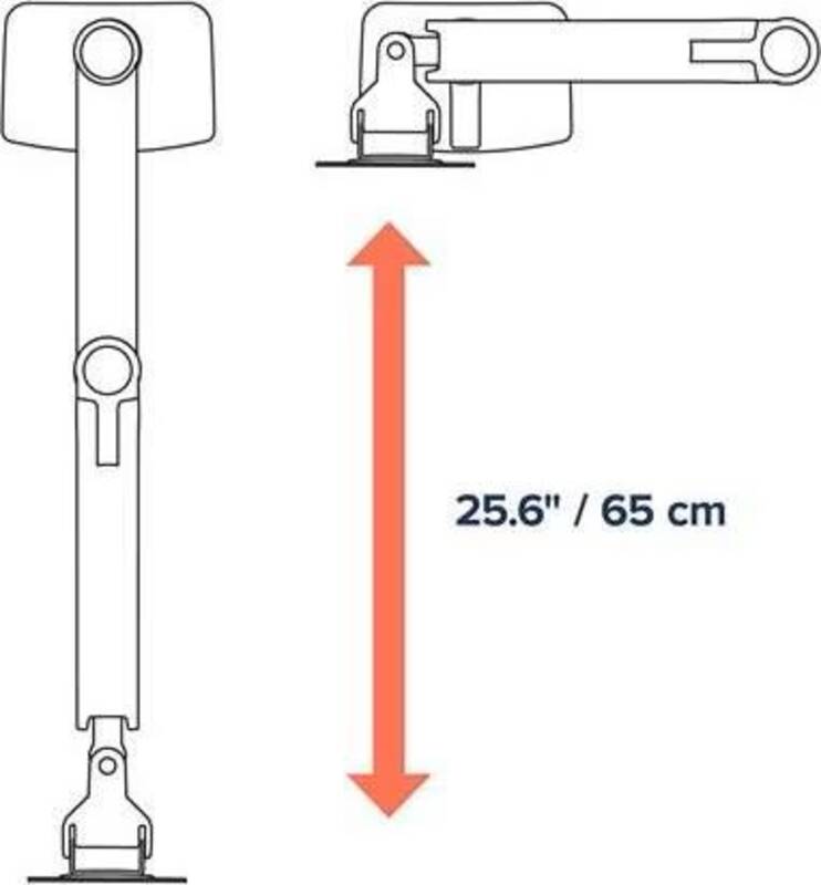 Ergotron LX Dual Stacking Arm Tischhalterung