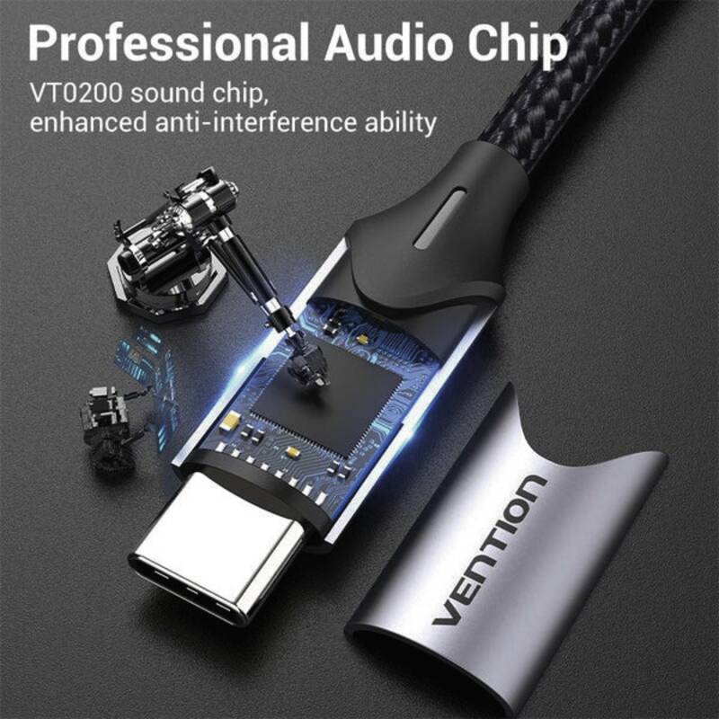 USB-C-Stecker auf TRS Audio & Mic Jack - 0,3 m